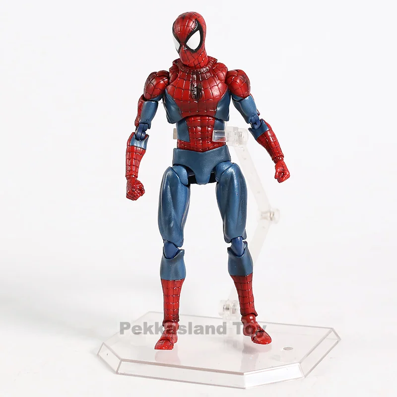 Marvel Mafex 075 Мстители Человек-паук MAF075 Удивительный Человек-паук ПВХ фигурка Коллекционная модель детские игрушки подарок