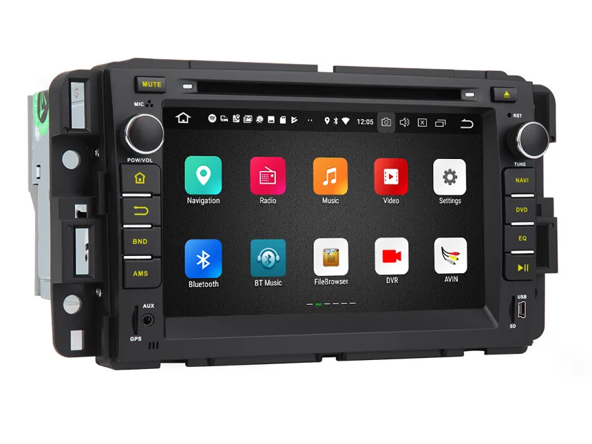 Android 8 0 Oreo OS 7 "автомобильный DVD мультимедиа GPS радио для Chevrolet Traverse 2008 2012 & Impala