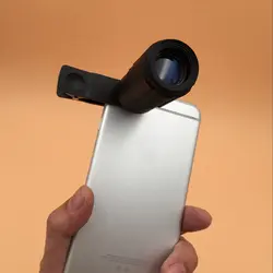 Профессиональный 8 х 18 мобильный телефон оптика бинокулярный Vista Зрительная труба мини телескоп HD монокуляр с зажимом для путешествий