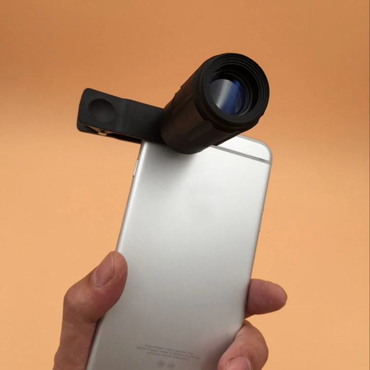 

Professional 8X18 Mobile Phone Optics Binocular Vista Spotting Scope Mini HD Monocular Telescope With Clip For Traveling Camping