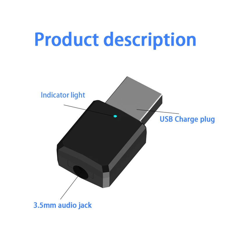2 в 1 Bluetooth аудио приемник и передатчик 3,5 мм AUX USB Беспроводной адаптер для ТВ ПК автомобиля Z2 наушников адаптер