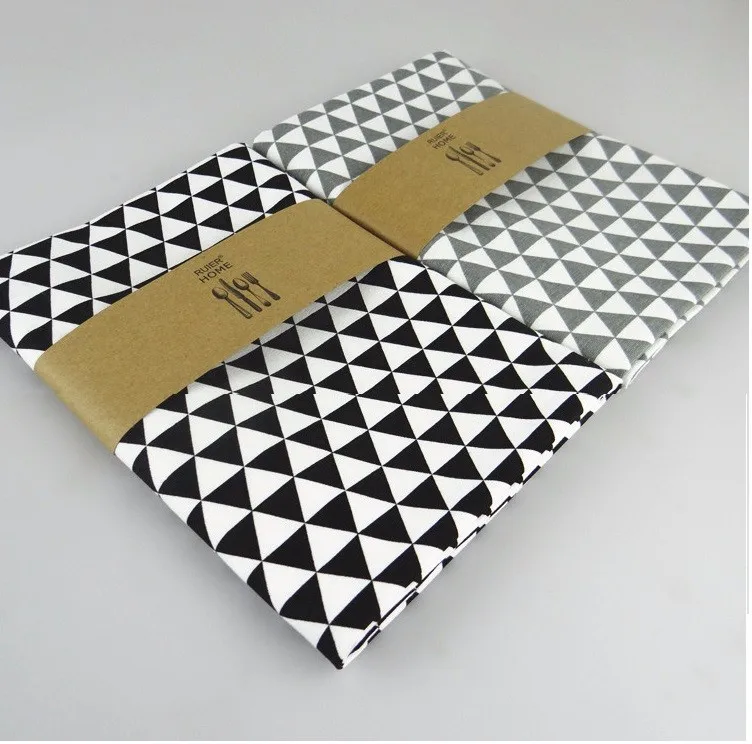 Grosshandel 4 Teile Satz 30x40 Cm 100 Baumwolle Serviette Klassische Schwarz Drucken Geschirrtuch Kuchentuch Reinigungstuch Geschirrtuch Ultra Langlebig Von Timor 1 13 92 Auf De Dhgate Com Dhgate