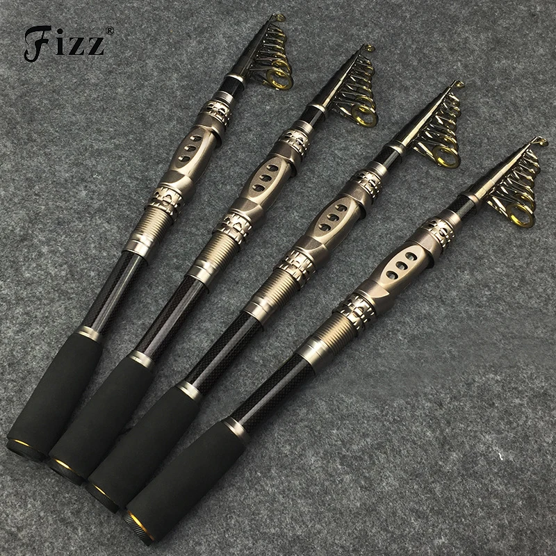 

Super Strength Carbon Fiber Fishing Rod Telescopic Fishing Pole Spinning Fishing Rod with Metal Reel Seat Sea Fishing Tackle