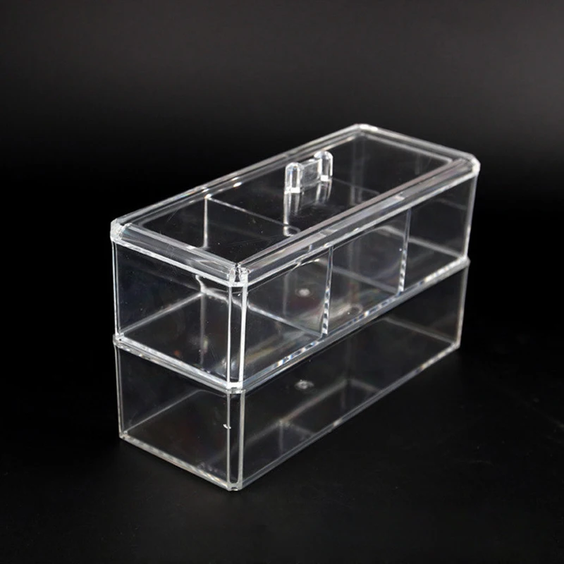 Portable Transparent Makeup Organizer Storage Box Acrylic Make Up Organizer Cosmetic Organizer Makeup Storage Drawers Organizer