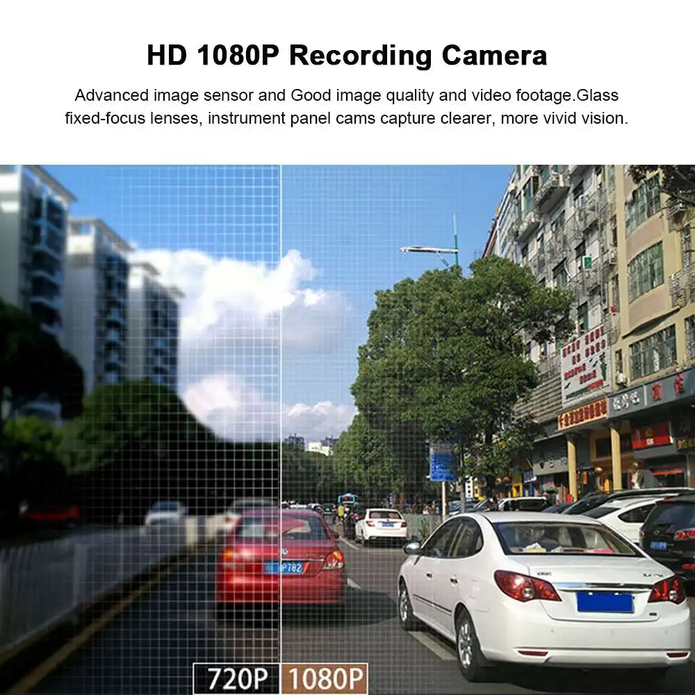 Автомобильный видеорегистратор ночного видения, камера заднего вида, цифровой видеорегистратор, авторегистратор, видеорегистратор FHD 1080 P, двойной len Регистратор