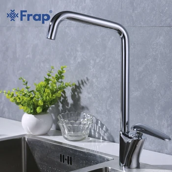 

Frap 2018 new arrival Hot and Cold Water mixer chrome brass single handle kitchen faucets kitchen sink tap single handle y40005