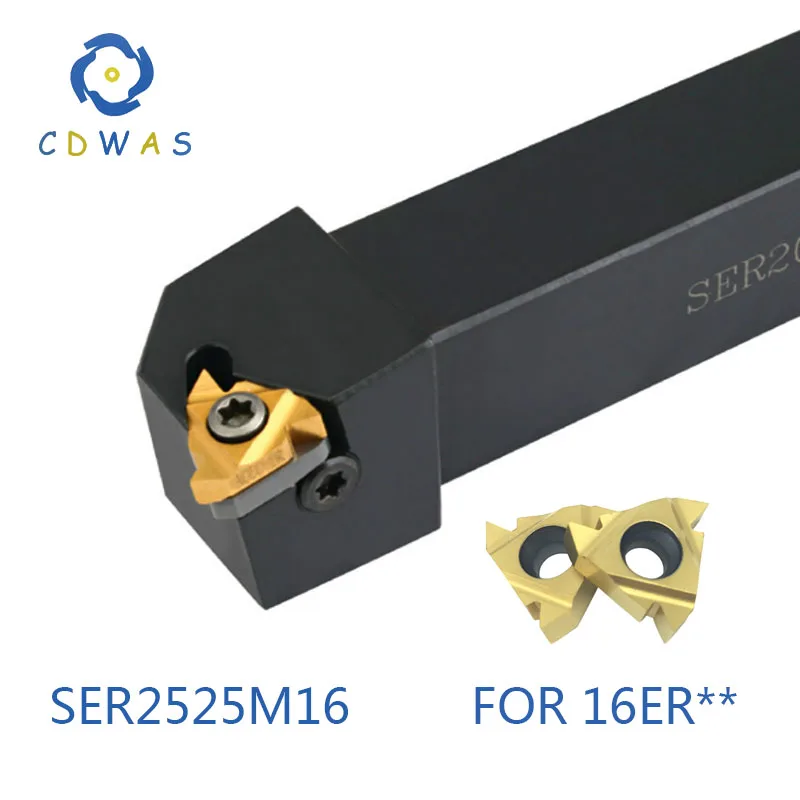 

SER2525M16 thread tool holder machine tools accessories lathe milling cutter metal processing machinery turning carbide inserts