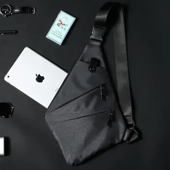 

newhotstacy bag 10112617 new men's pu leather single shoulder cross body oxford chest bag