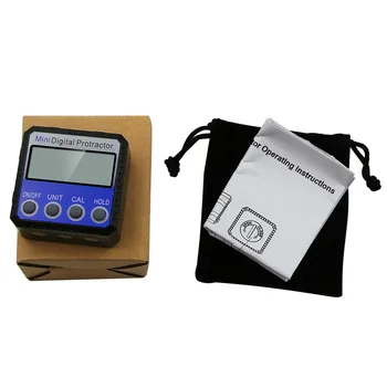 

Waterproof Digital Inclinometer Display Protractor Inclinometer 0.1 Resolution Bottom with Magnet Angle Finder Measure Bevel