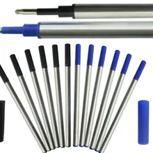 12 шт/лот 0,5 мм запасной блок шариковых ручек офисные и школьные Канцтовары 2 цвета на выбор