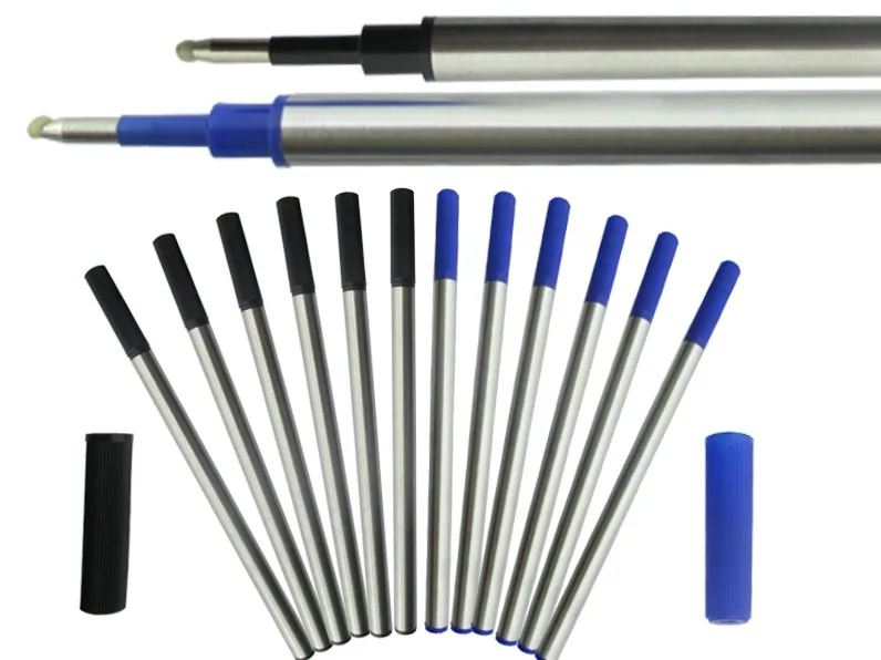 

12pcs/lot 0.5mm Rollerball Pen Refill office and school stationery 2 colors to choose Free Shipping