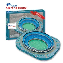 Кэндис Го! 3D головоломки Умный& Днем бумажная модель DIY собрать игрушки Estadio Azul футбольный стадион на день рождения Рождественский подарок 1 шт