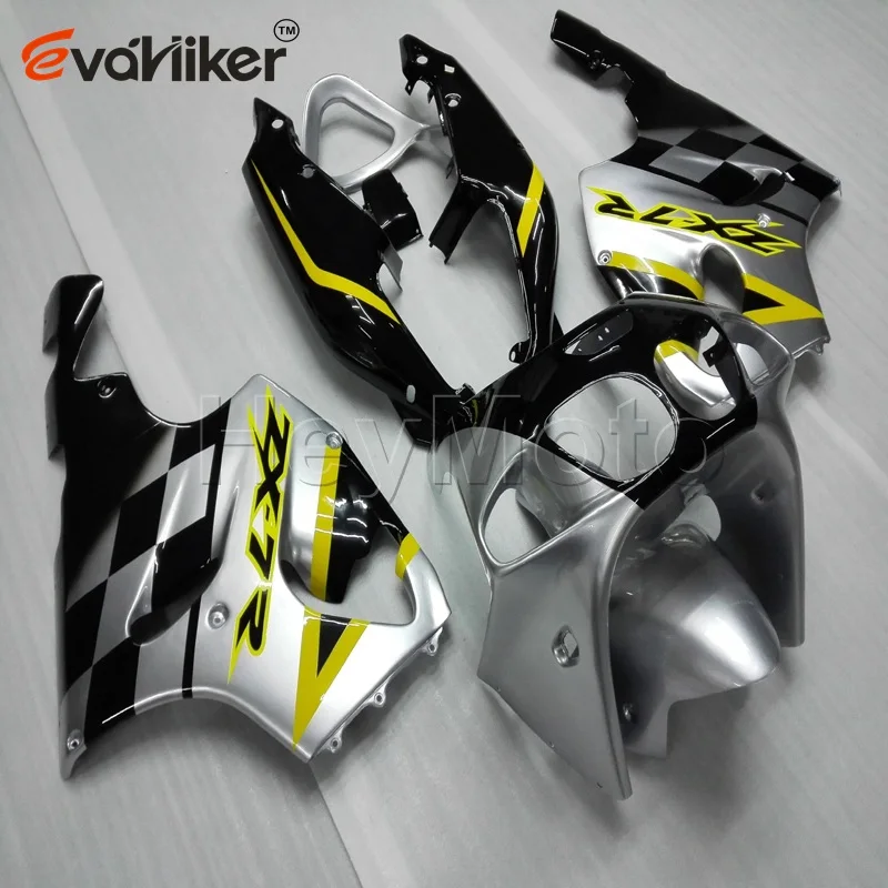 Пользовательские мотоцикла обтекатель для ZX7R 1996 1997 1998 1999 2000 2001 2002 2003 заказа+ черного и белого цвета из АБС-пластика мотор панели