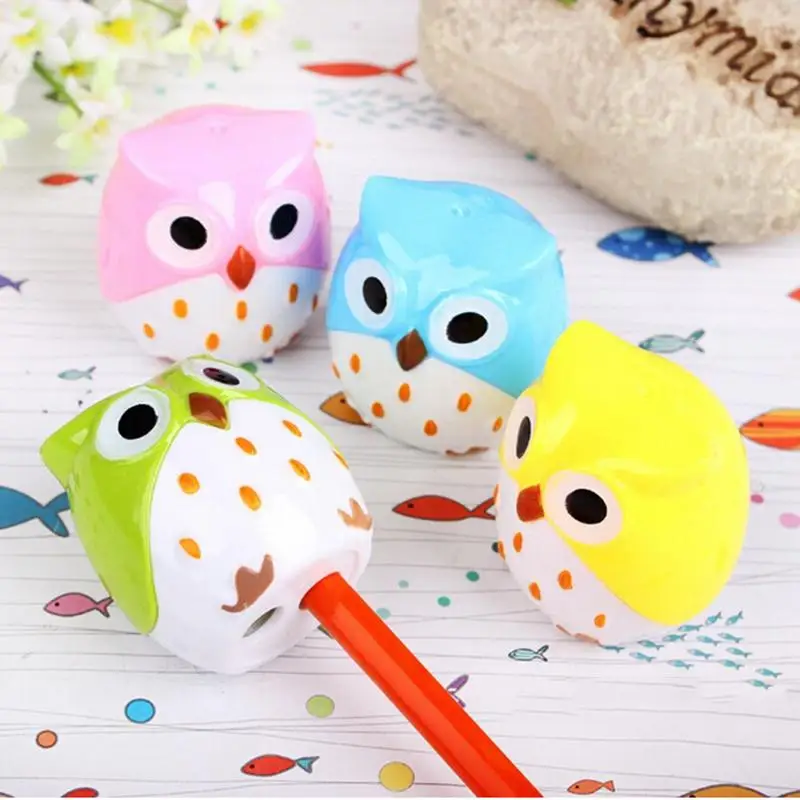 

Owl Bird Pencil Sharpener Kawaii Owl Pencil Sharpener Cutter Knife Promotional Gift Stationery