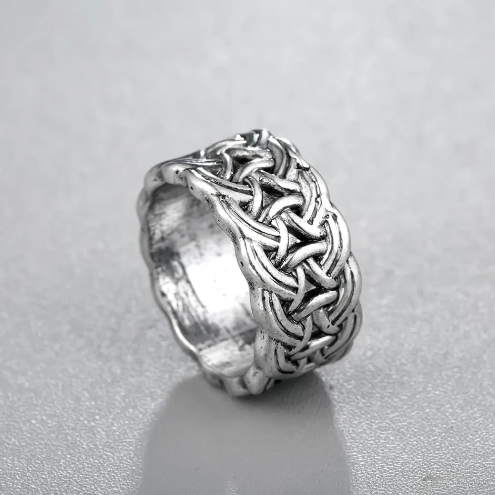Chereda готическое славянское мужское кольцо античное серебро мужские норрические руны викингов кольца для большого пальца винтажные трендовые ювелирные изделия