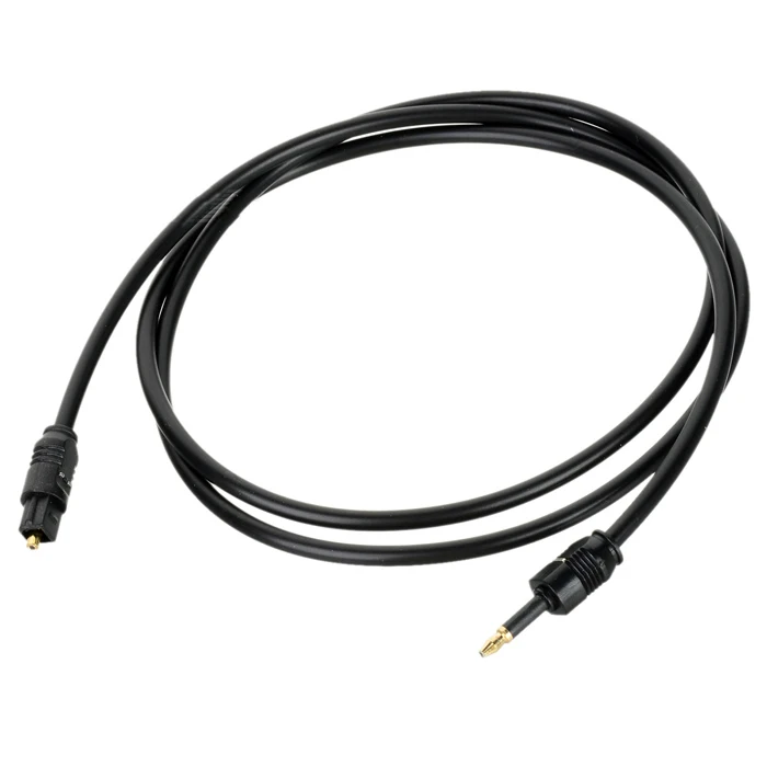 

CYDZ 3.5mm Mini Toslink to To shi ba Digital Optical Audio Toslink Cable 1m Gold connector