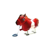 1Pcs/Lot Pretty Walking Horse Pet Foil Balloon, Baby Shower Balloon, Party/Birthday/Wedding Decorations,Toys ,Free Shipping