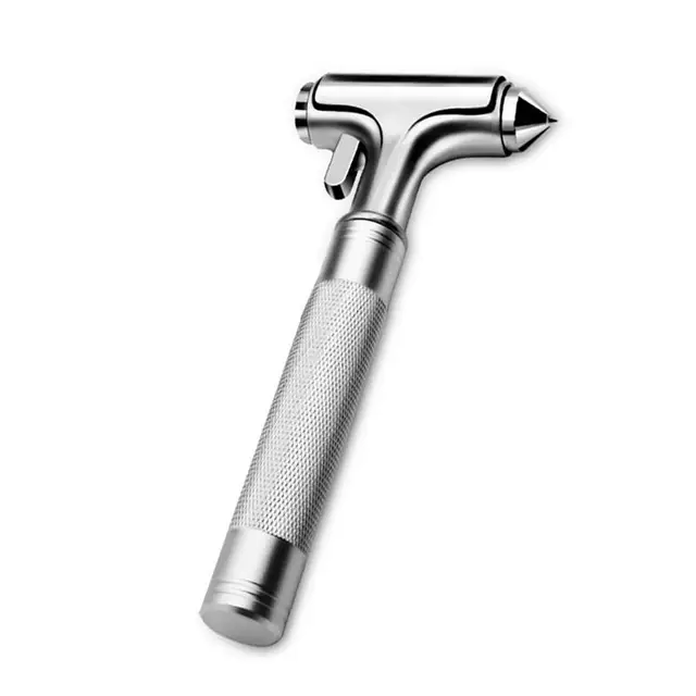 WINOMO 1pcs Auto Car Vehicle Safety Hammer Window Breaker Premium Metal Seat Belt Cutter Survival Emergency Tool Hammer