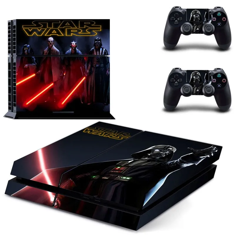 Виниловые наклейки на кожу Новинка «Star Wars» для sony PS4 консоль+ 2 контроллера защитный скины