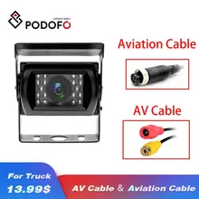 Podofo di Retrovisione di Visione Notturna della Macchina Fotografica di Backup Per CAMPER Rimorchio del Camion Heavy Duty 5 M/10 M/15 m/20 M Aviation Connettore Spina del Cavo