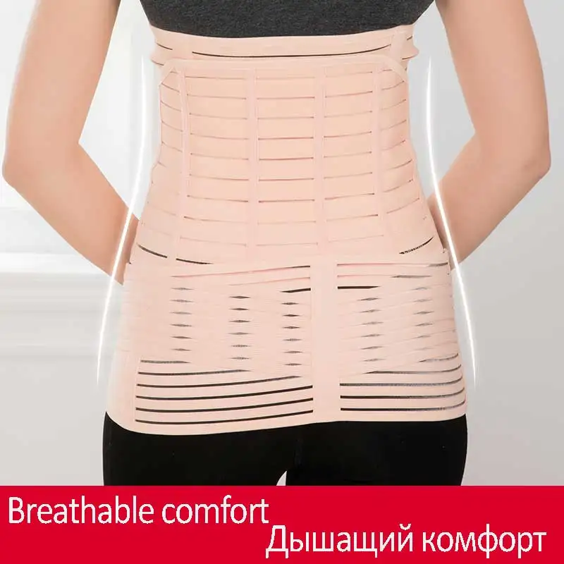 3 Tape Postpartum Girdle Bandage Bandages For Pregnant Modeling Strap Slimming Sheath Woman Flat Belly Abdominal Belt Shaping