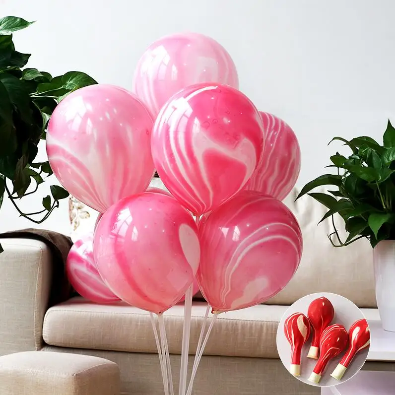 10 шт./лот Мрамор Агат латексные воздушные шары для дня рождения baby shower Свадебные