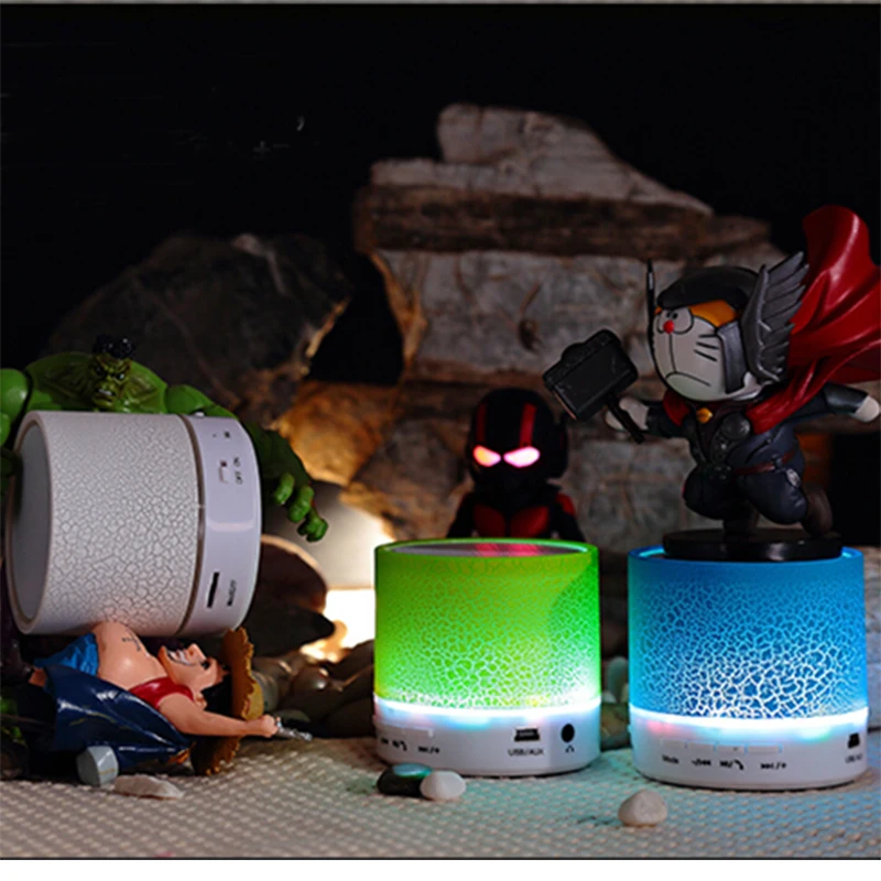 FUU Bluetooth портативный мини беспроводной динамик воспроизведение цветной
