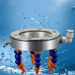 Гравировальный станок 6 сопла распыления воды кольцо подходит для мм 80 мм шпинделя универсальный охлаждения токарный станок с ЧПУ