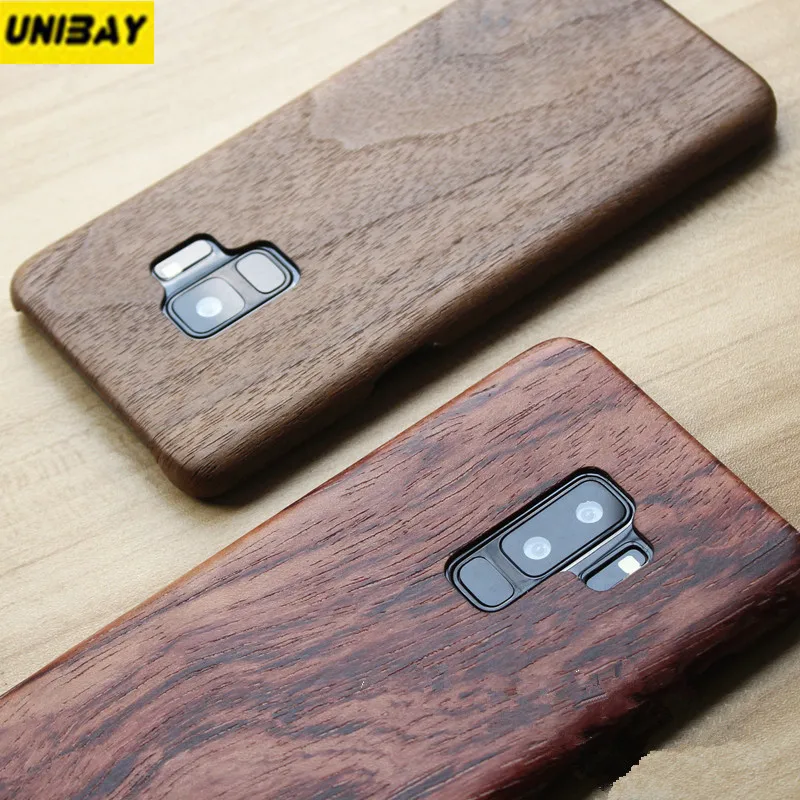 Чехол для Galaxy S9 Plus чехол samsung galaxy s9 + Бамбуковая задняя крышка из натурального