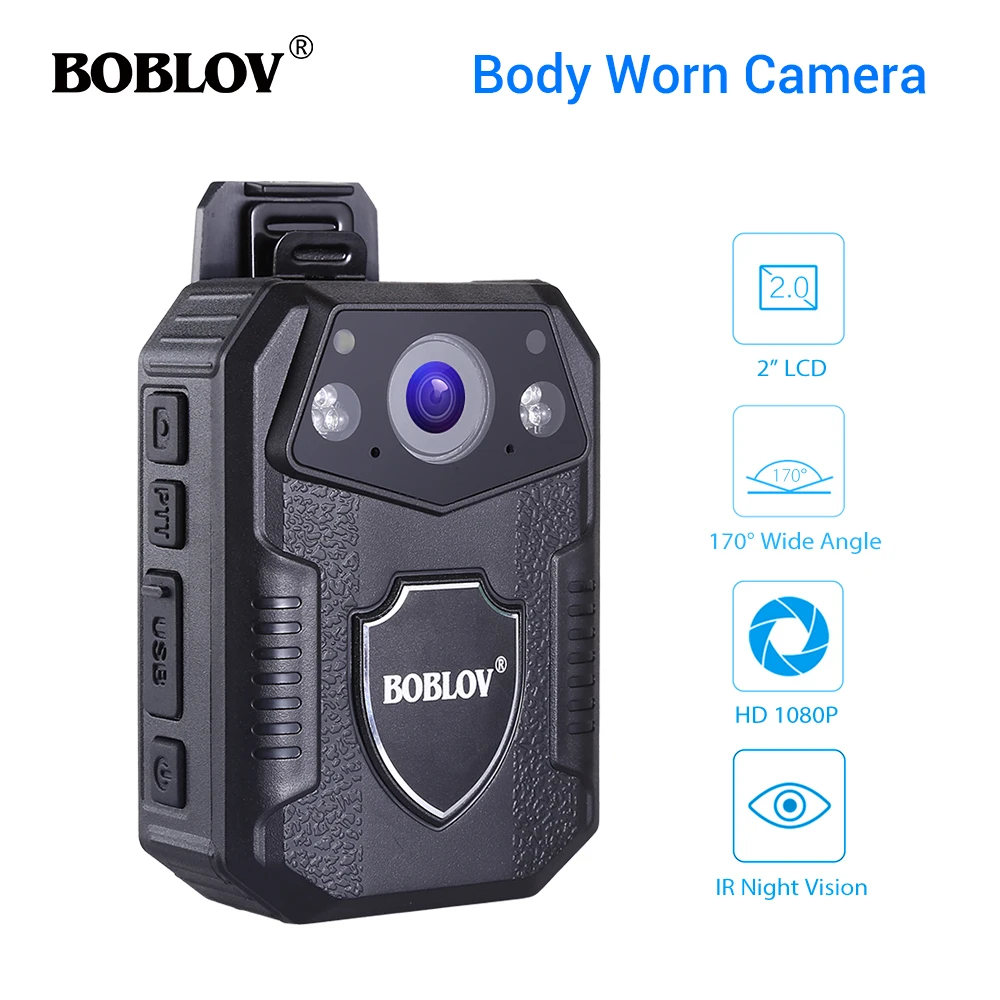 Boblov WZ2 Body Camera With Audio 4K HD 1080P 32GB DVR Security Guard 170  Degree IR Night Vision Mini Camcorders Camara Policial|Surveillance  Cameras| - AliExpress