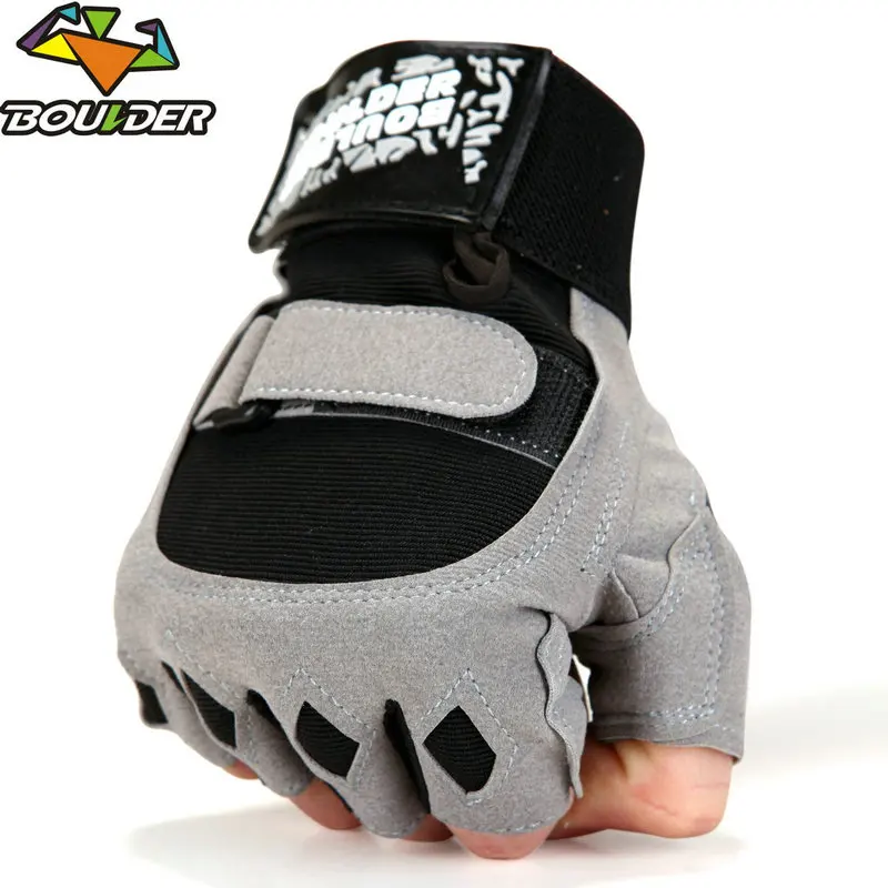 2017 Gym Men Women Body Fitness Gloves Building Fingerless Gloves Weight lifting Gloves Training Wrist Exercise Gloves