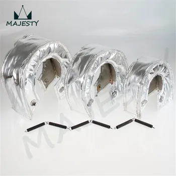 

UNIVERSAL TURBO BLANKET HEAT SHIELD TURBOCHARGER COVER WRAP for T28 T3 T 3 SILVER