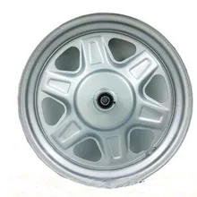 Электрический трехколесный стальной кольцевой аккумуляторное колесо ступица Переднее Колесо стальное кольцо 300-12 без тормозного барабана утолщение аксессуары
