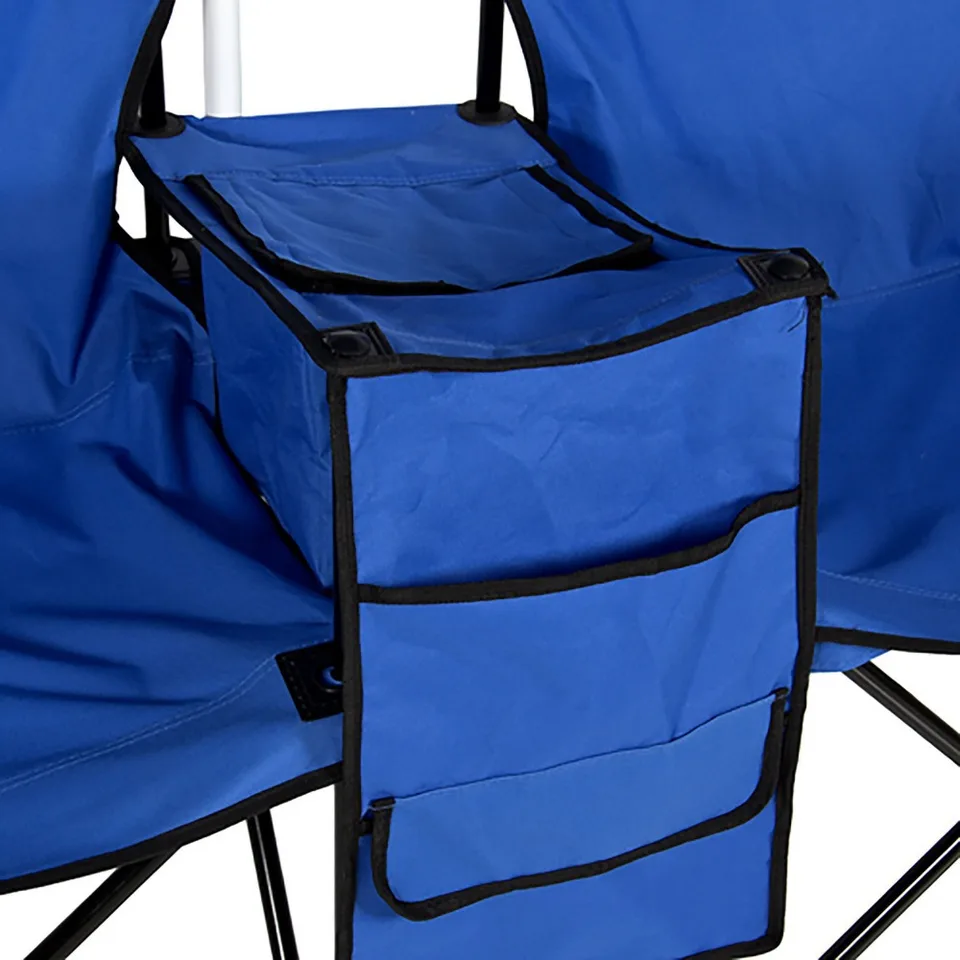 picnic double folding chair  umbrella table cooler fold up