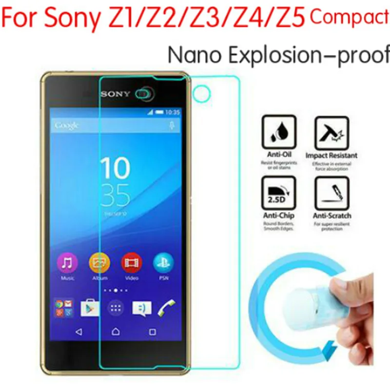 

Soft Explosion-proof Nano Protection Film Foil For Sony Xperia Z1 Z2 Z3 Z4 Z5 Compact Cover Screen Protector Not Tempered Glass