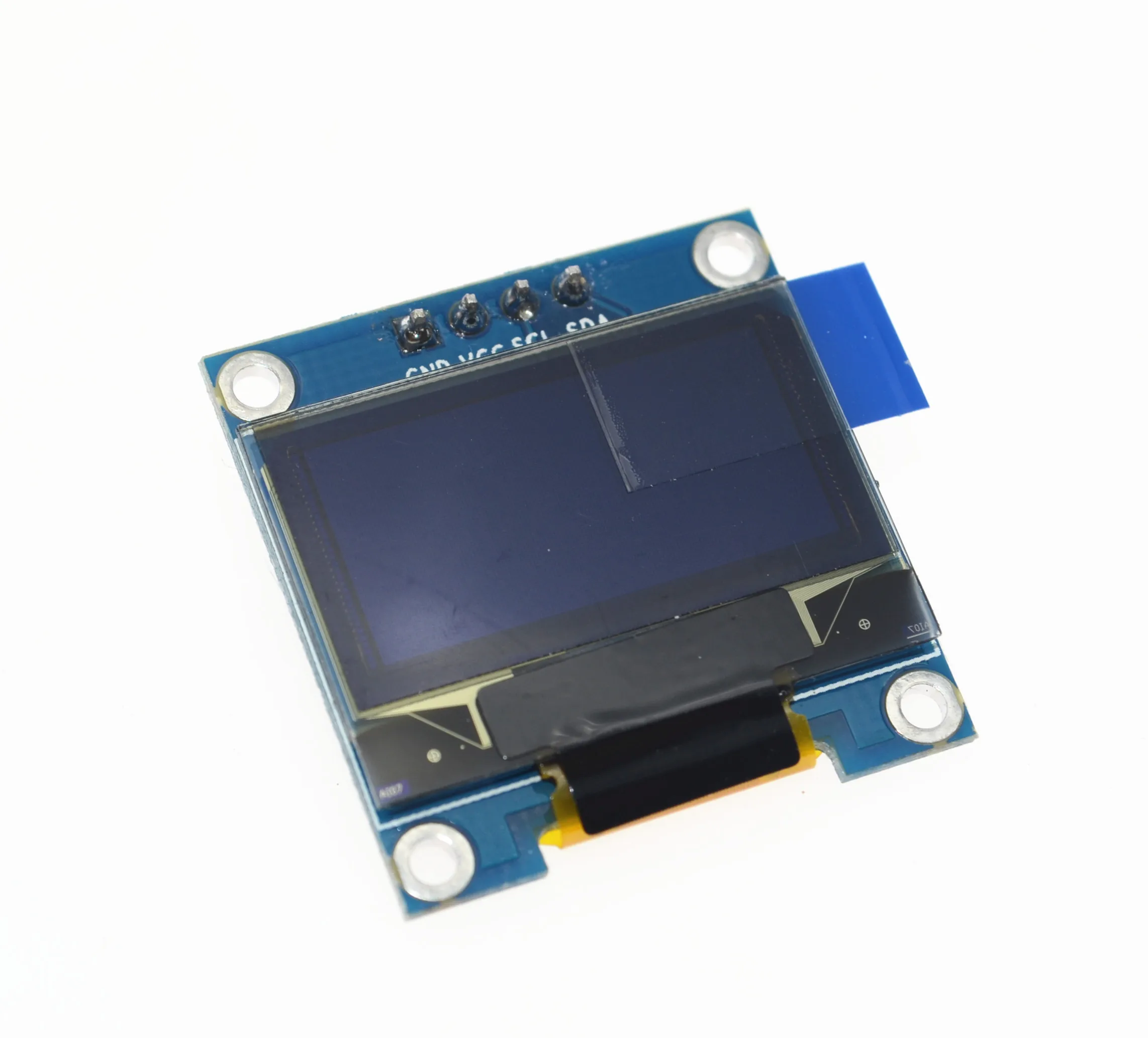 0,96 дюймов IIC Серийный белый OLED дисплей модуль 128X64 IEC SSD1306 12864 плата с ЖК-экраном GND VCC SCL SDA 0,9" для Arduino черный