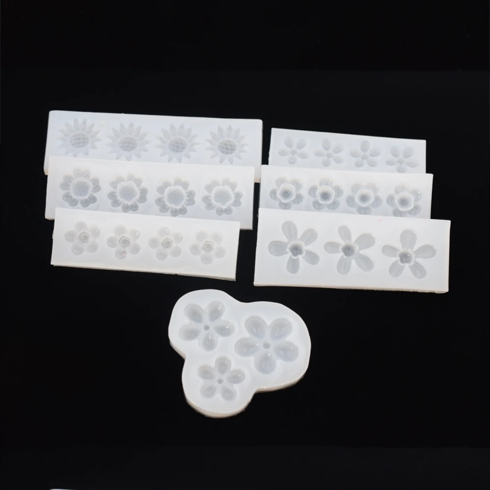 SNASAN Silicone Mold DIY FLOWERS Beads Resin Silicone Mould Handmade Resin Epoxy Resin Molds