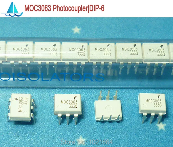10 шт./лот MOC3063 DIP-6 фотомуфта фото муфта FAIRCHILD оригинал | Электронные компоненты и