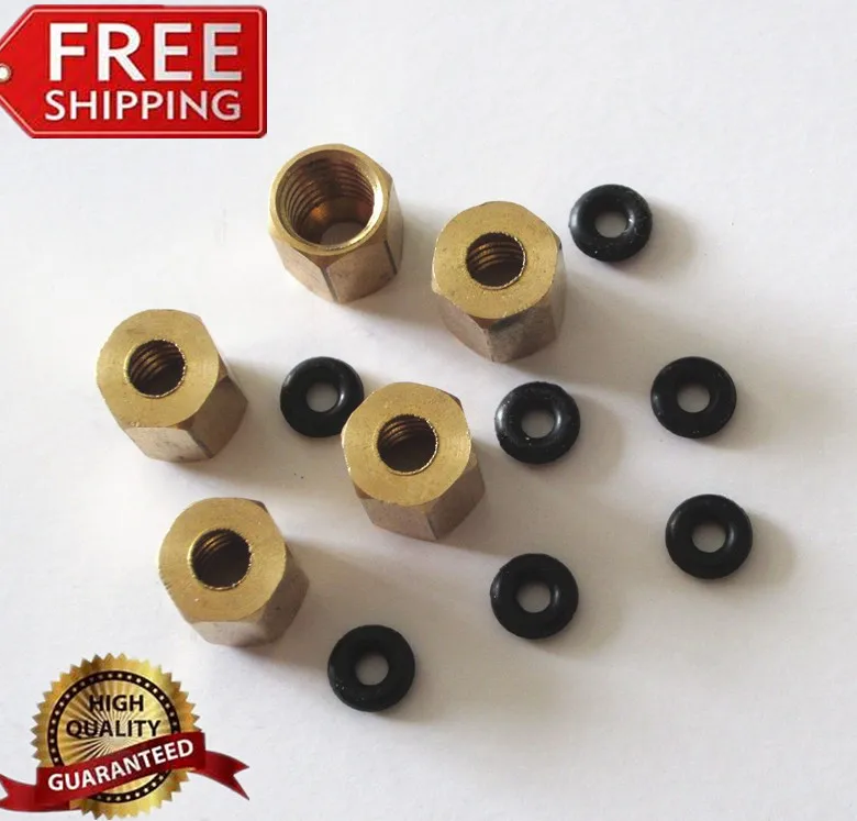 

10 pcs/lot Small Damper O-Ring and nut for Mimaki, Roland & Mutoh for small dampers and 3mm OD Inklines