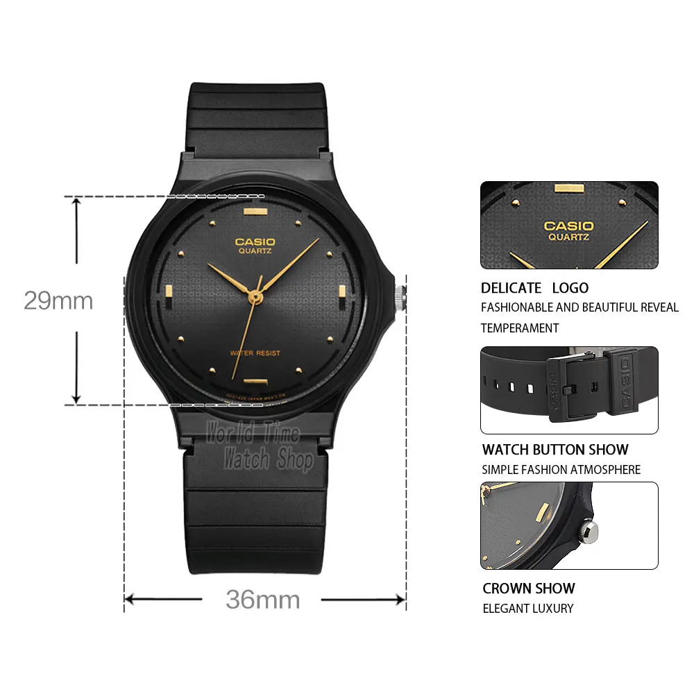 часы мужские casio лучший бренд класса люкс 30м Водонепроницаемый кварцевые военные