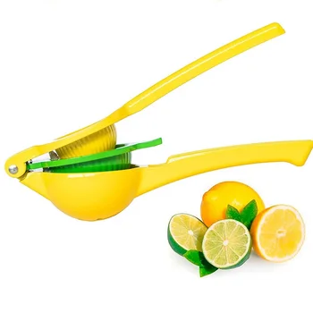 

Premium Quality Lemon Lime Squeezer Metal 2-in-1 Manual Citrus Hand Juicer Press for Lemons Fresh Force Juicing Kitchen Tools
