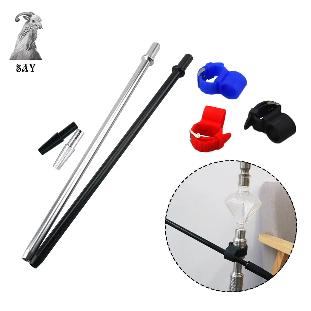 SY 1 Set Hookah Handle Set And Watch Style Silicone Hose Holder For