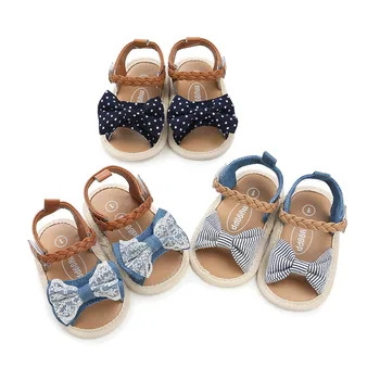 

SZYADEOU Woven Belt Sandals Casual Sneaker Anti-slip Soft Sole Toddler Shoes Newborn Summer Baby Shoes Fur Slides Wholesale L5