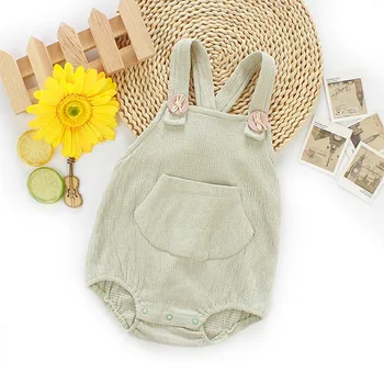 

Newborn Infant Baby Girls Bodysuits Tops Spring Summer Toddler Jumpsuit Fashionable Kids Sleeveless Onesie Cotton Jumpsuits 0-3Y