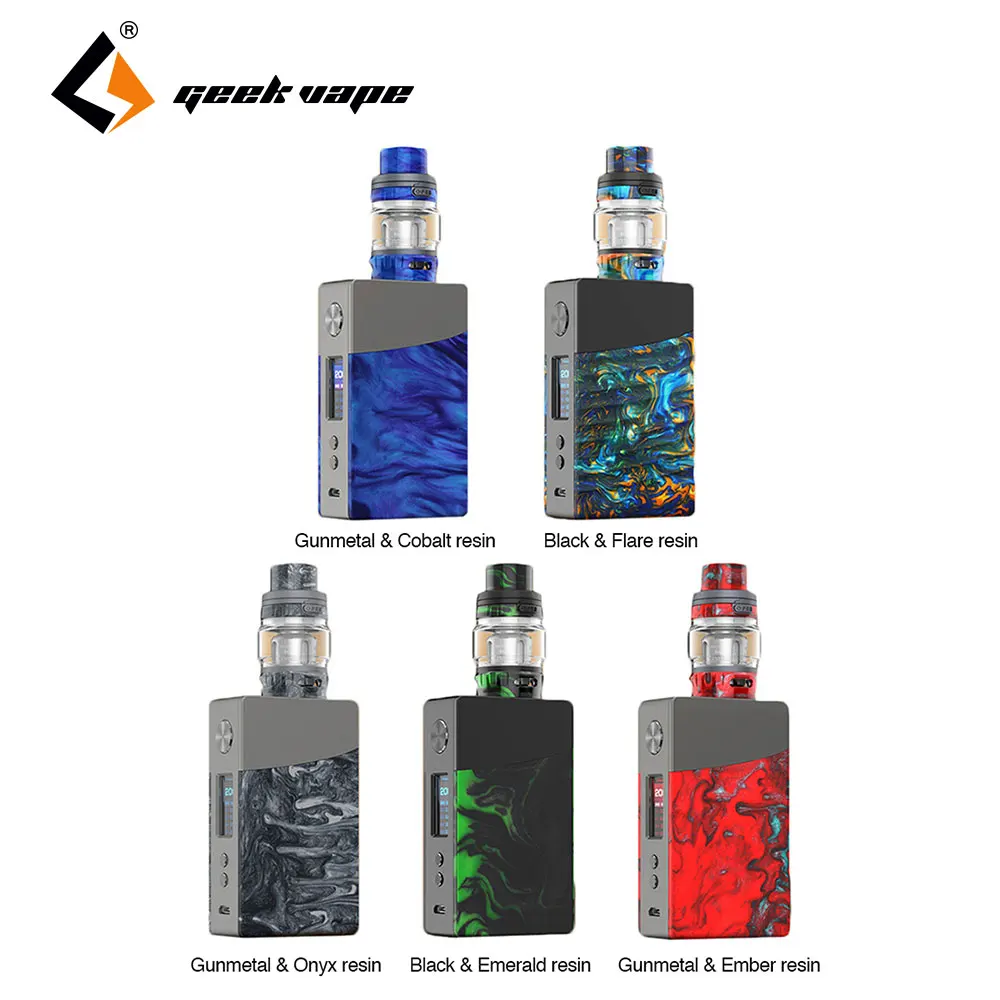 Get  2pcs/lot New Original Geekvape NOVA 200W TC Kit with 2ml/4ml Alpha Tank & Innovative Super Mesh Coi