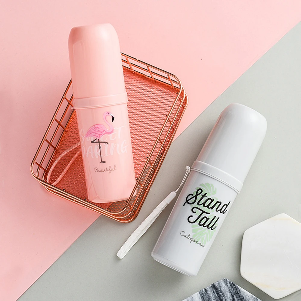 

Multifunctional Portable Mouthwash Bottle Capsule Shaped Wash Cup Business Travel Toothbrush Storage Box for Travel and Outdoors