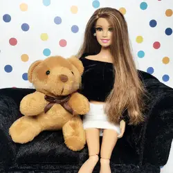 Новинка 1/6 года мягкая игрушка кукла стрельба 2018 медведь игрушечные лошадки интимные аксессуары Блит реквизит для куклы Барби