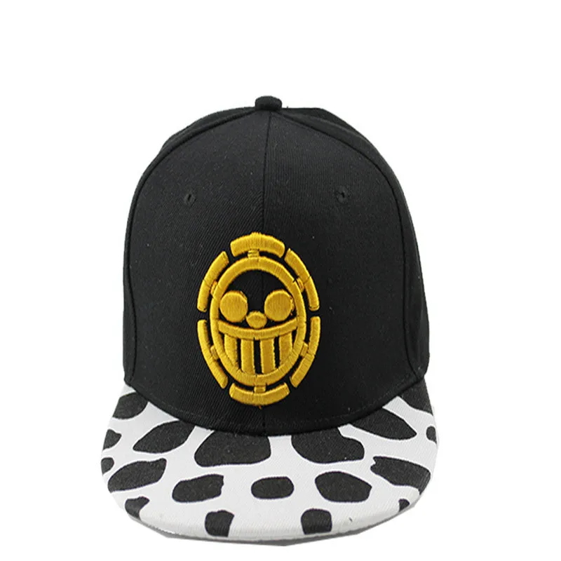 

Hot Anime ONE PIECE Trafalgar Law Anime Hero Hat Cosplay Costume Baseball Cap Visor Cap Adult Hats Accessories Gift