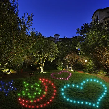 

IP67 Colorful RGB LED Dream Light String LED Globe Fastoon Ball Remote Control String Lights Outdoor For Garden Lawn Christmas