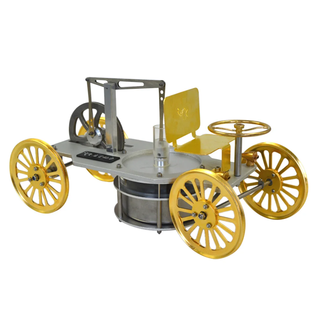 

Discovery Toys Hot Water Powered Low Temperature Stirling Engine Model Vehicle Toy Educational Toys Gift For Kid Children Adult